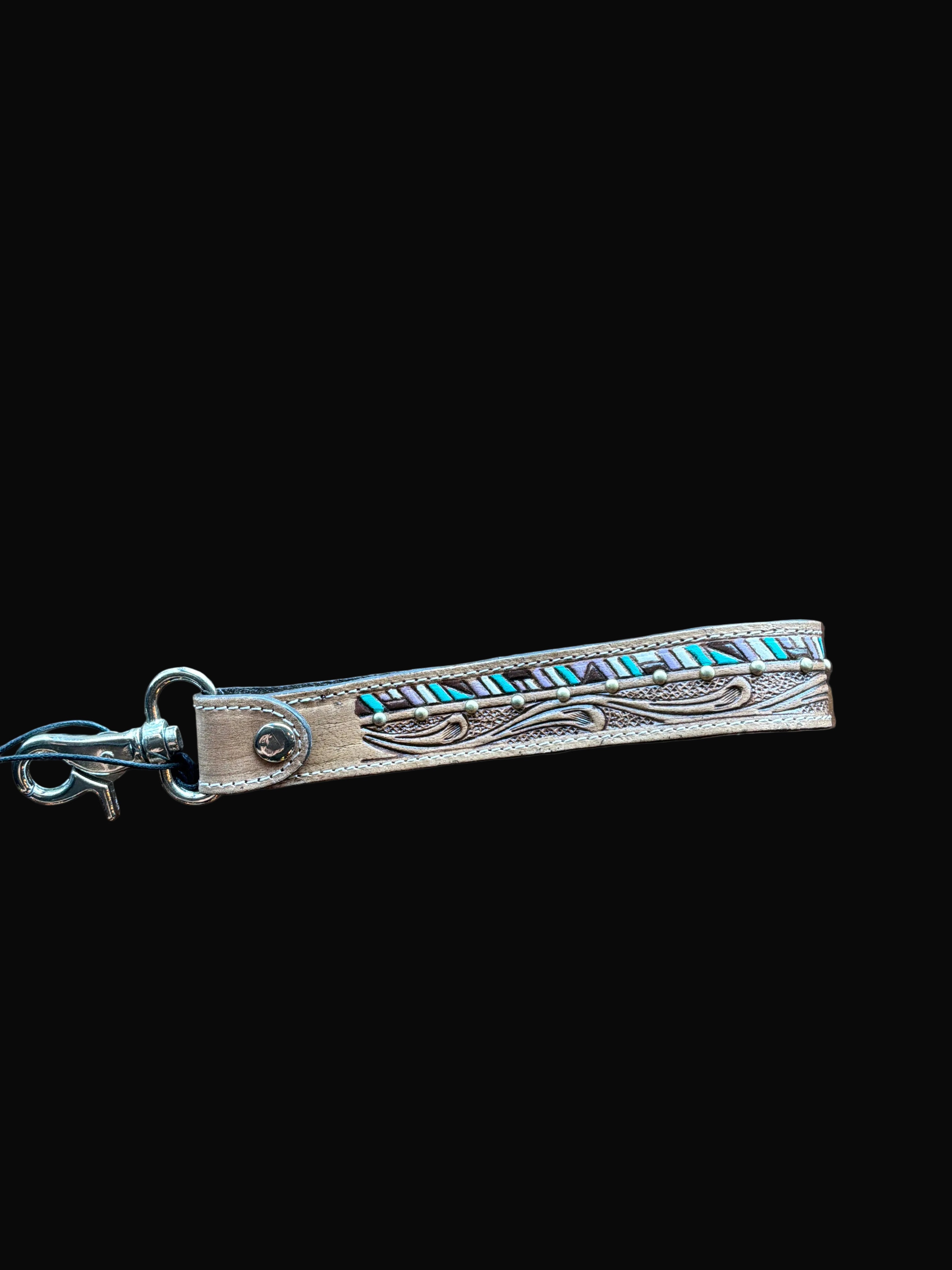 Wildhue Western Leather Keyfob