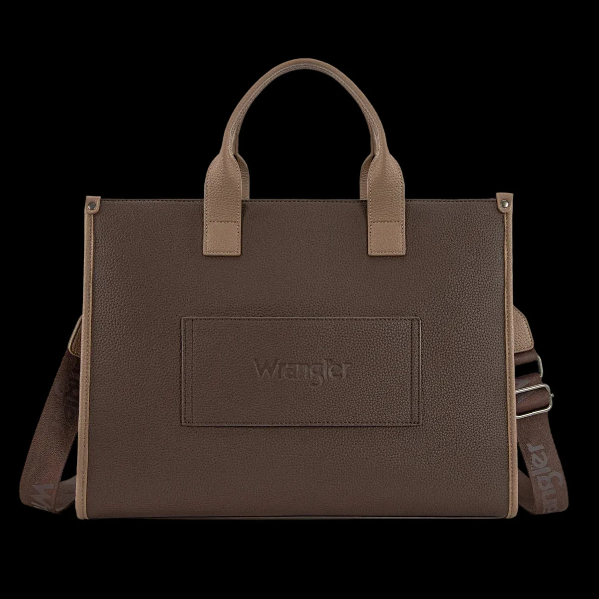 Wrangler Structured Work Tote/Large Carry-All Tote/Crossbody with Pouch