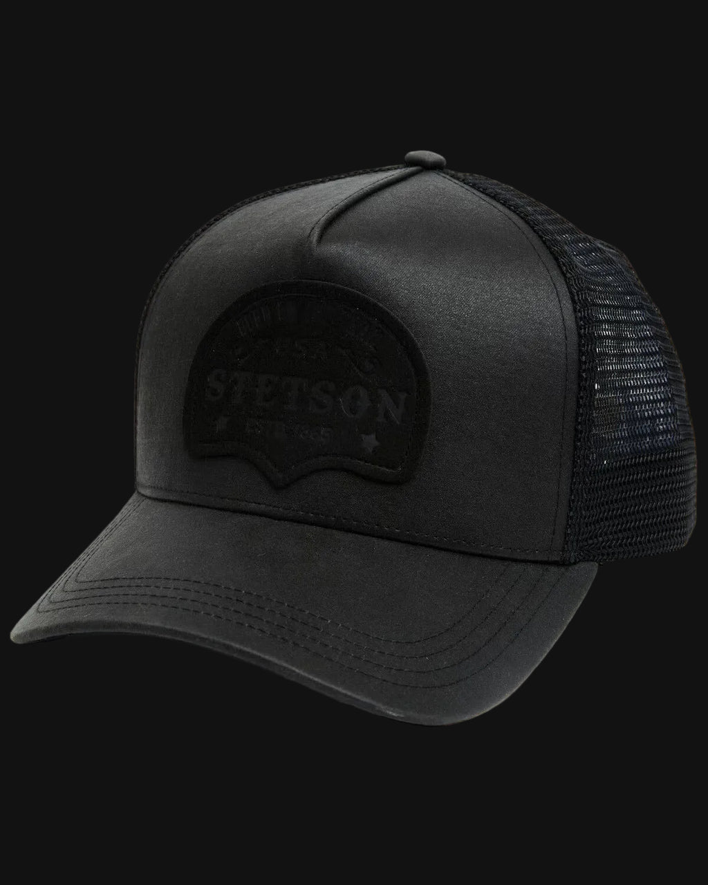 Stetson Trucker Hat Black