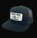 Whiskey Road Hat - Black with White Patch