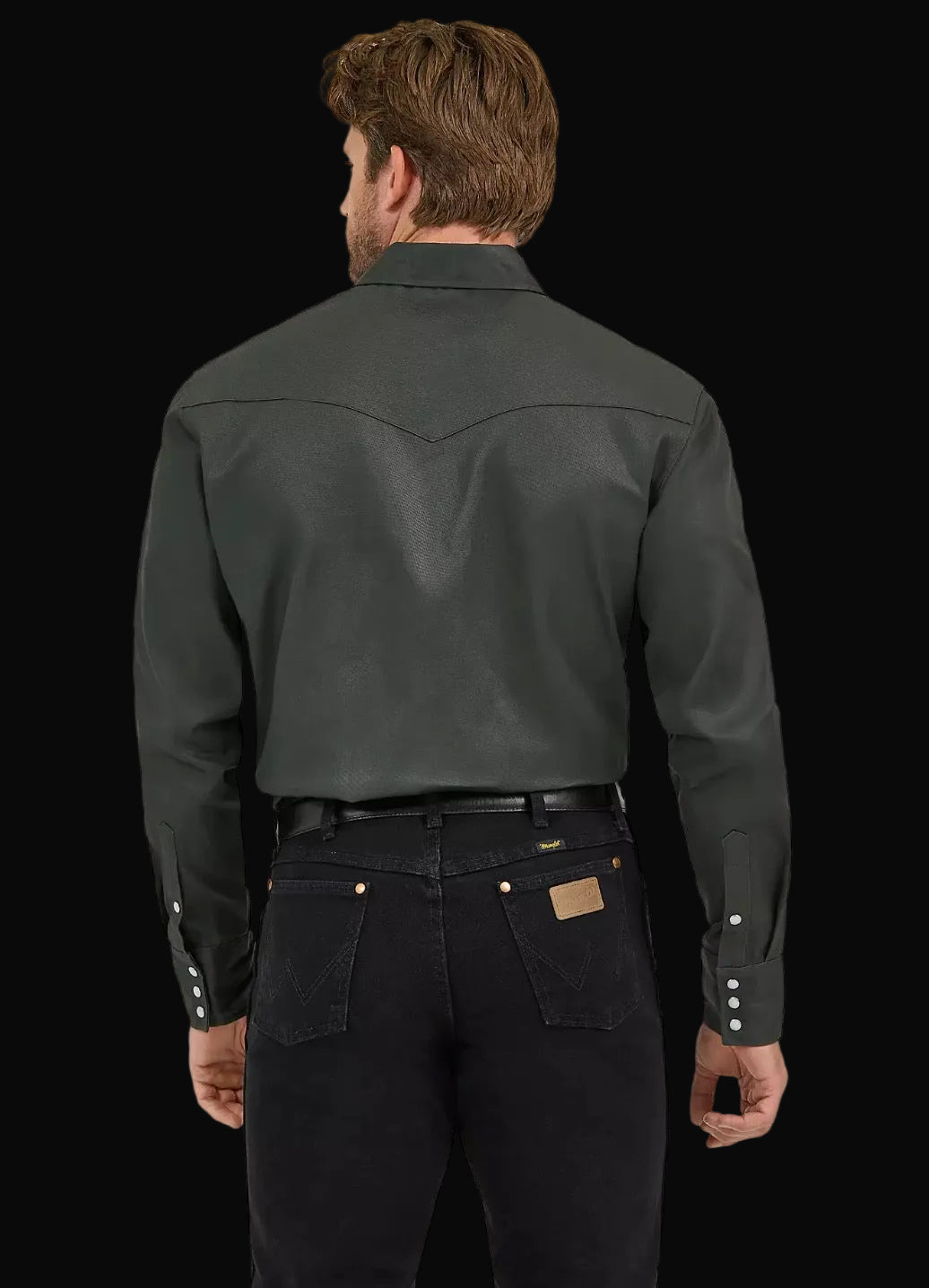 Cowboy Cut Firm Finish Twill Western Snap Work Shirt