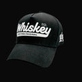 Whiskey Road Hat - Black with White Lettering