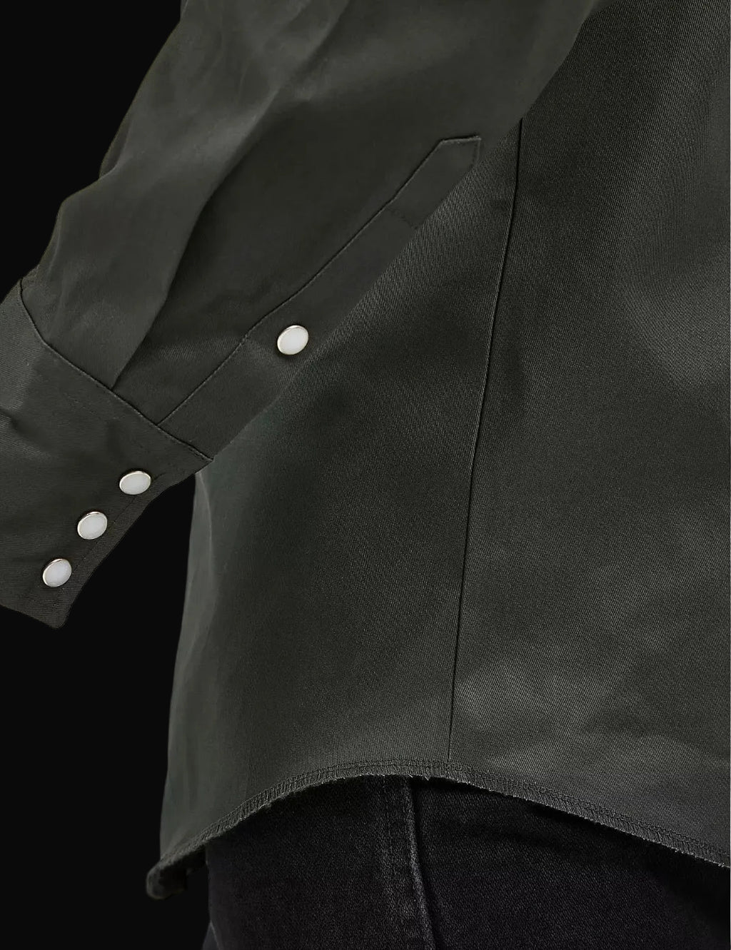 Cowboy Cut Firm Finish Twill Western Snap Work Shirt