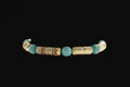 Chunky Gold and Turquoise Bracelet