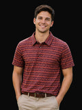 MontanaCo Men's Western Knit Polo with Snaps