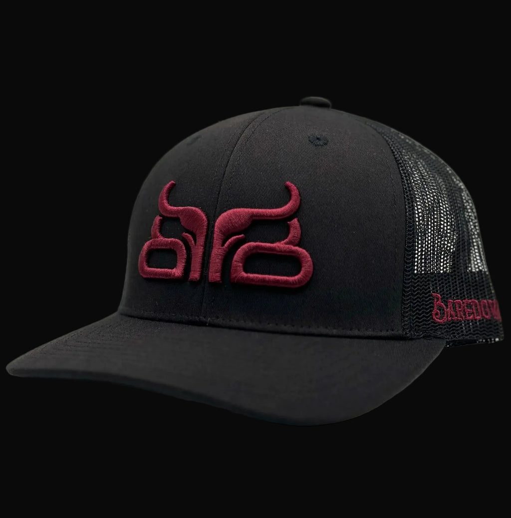 BAREDOWN Hat: Crimson