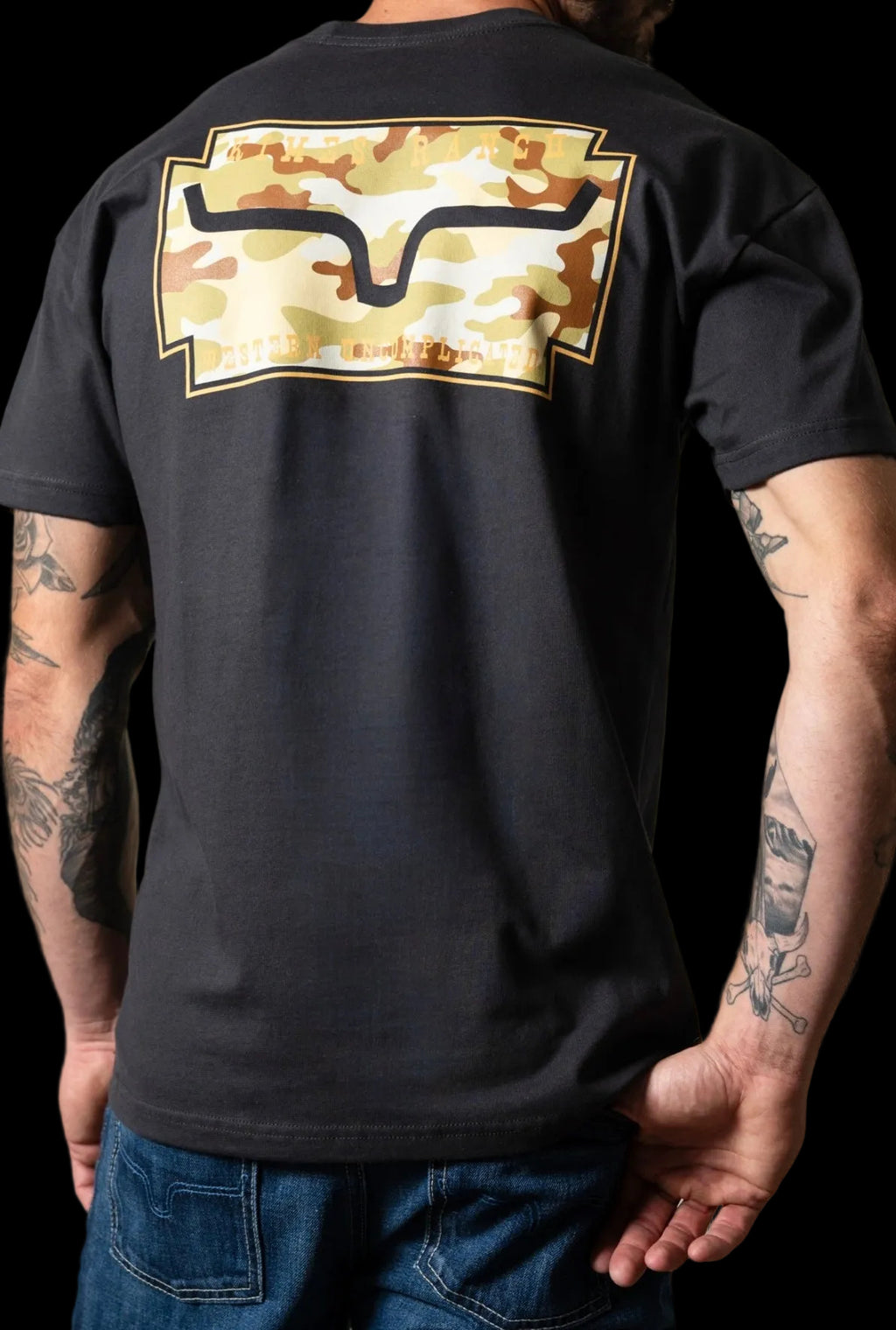 Kimes Ranch Men’s Camo Crest Shirt