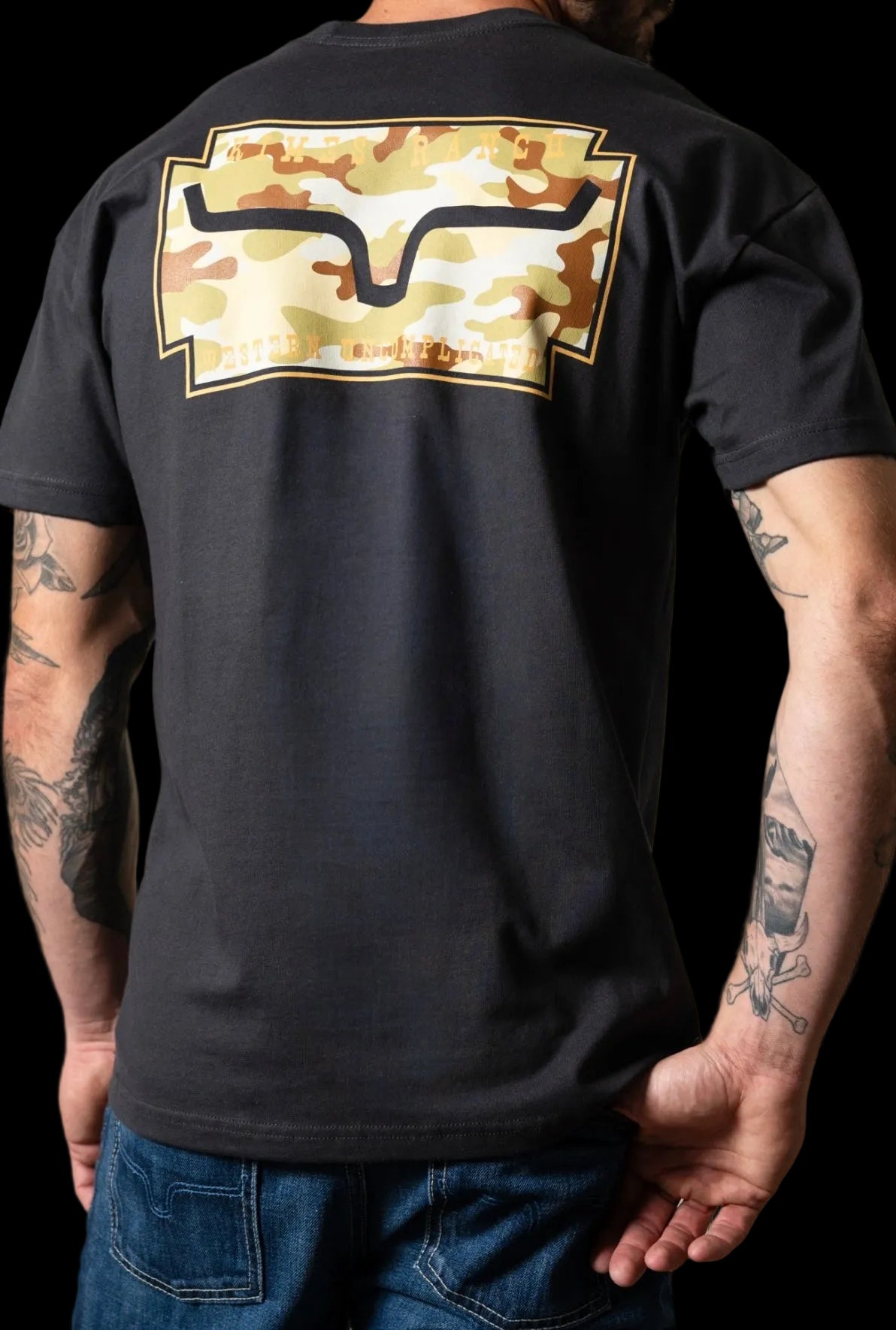 Kimes Ranch Men’s Camo Crest Shirt