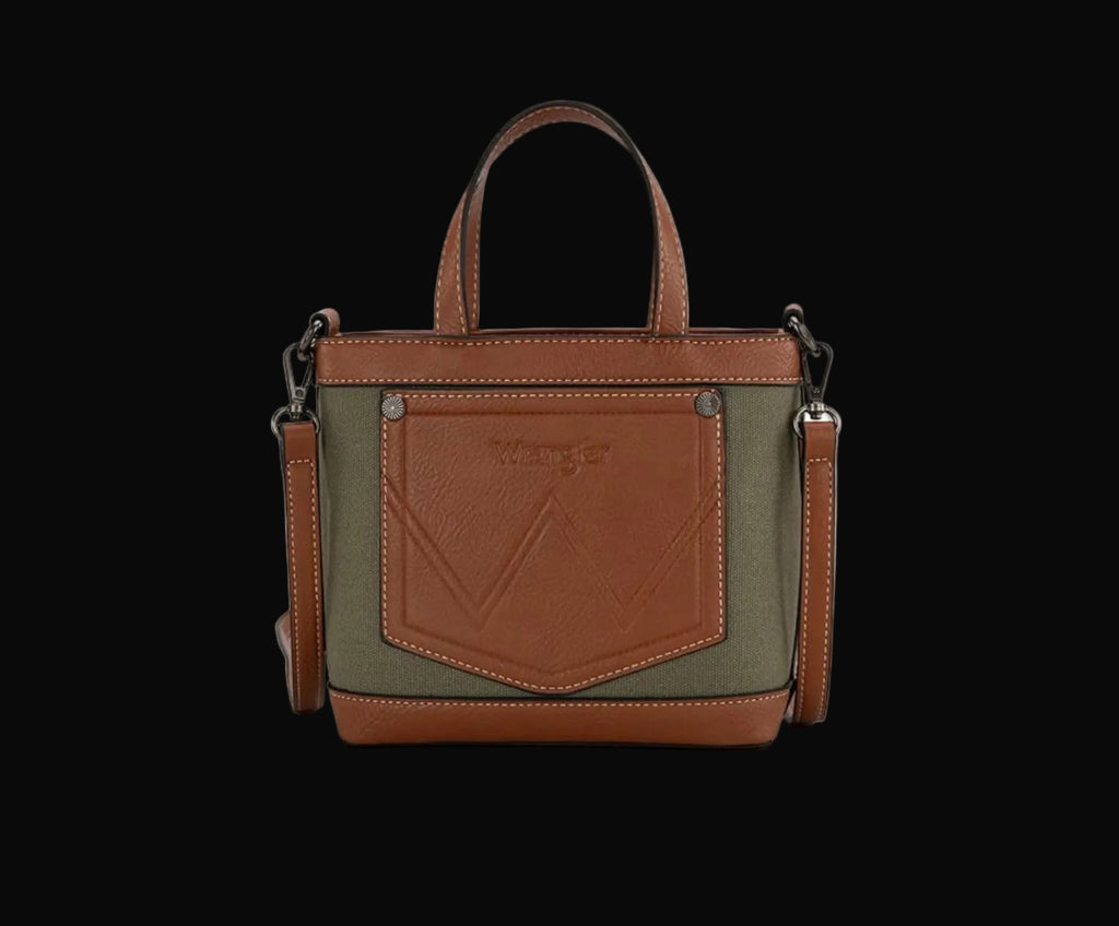 Wrangler Canvas Mini Top Handle Tote / Crossbody