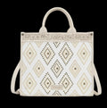 Wrangler Aztec Studded Denim Tote and Cross Body Bag