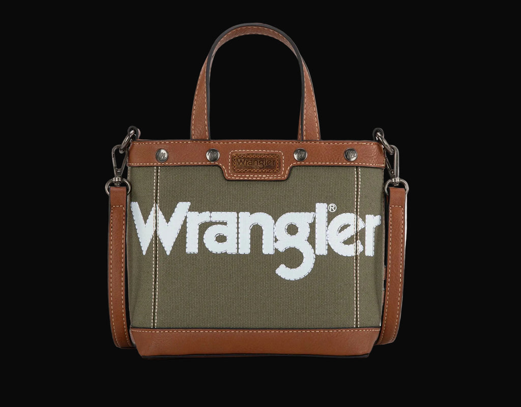 Wrangler Canvas Mini Top Handle Tote / Crossbody