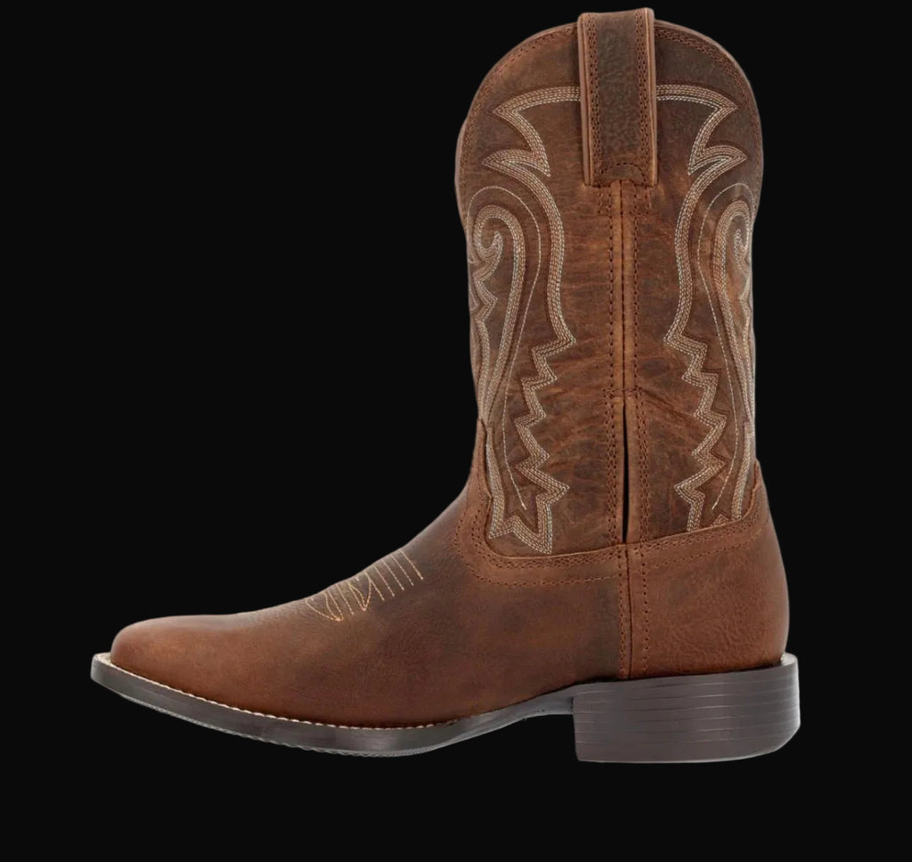 Durango Westward Mens 11 Inch Square Toe Western Boot - Prairie Brown
