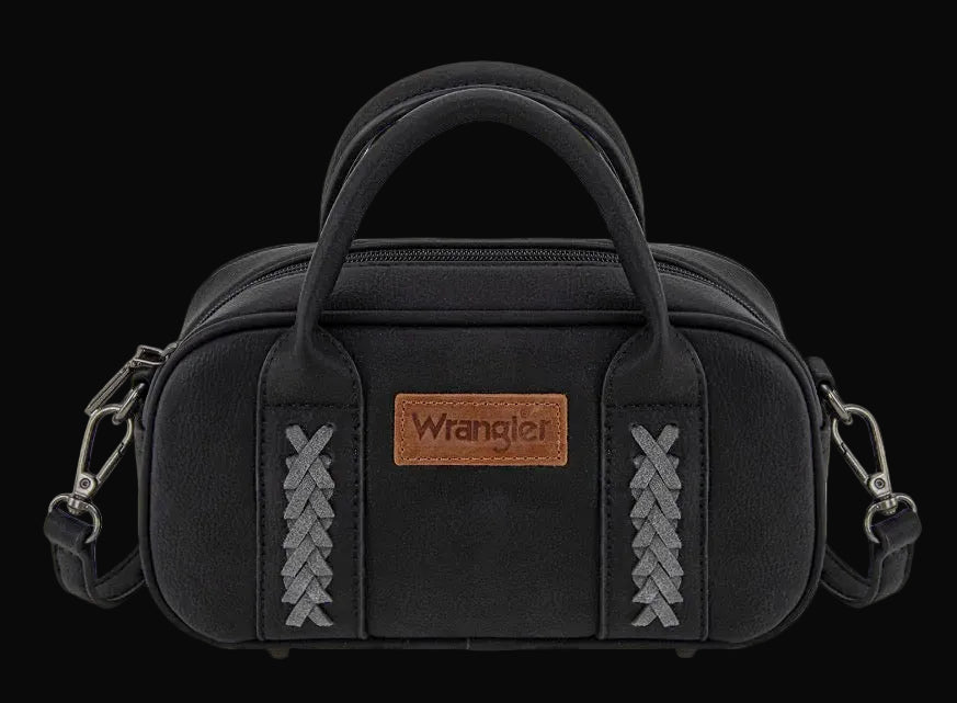 Wrangler Whipstitch Collection Mini Satchel/ Crossbody Bag