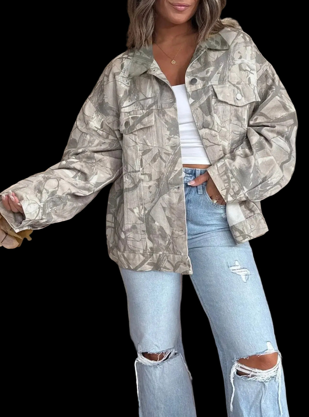 Rosa Womens Camo Jacket