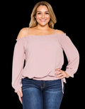 Curve Market Cold Shoulder Shirt