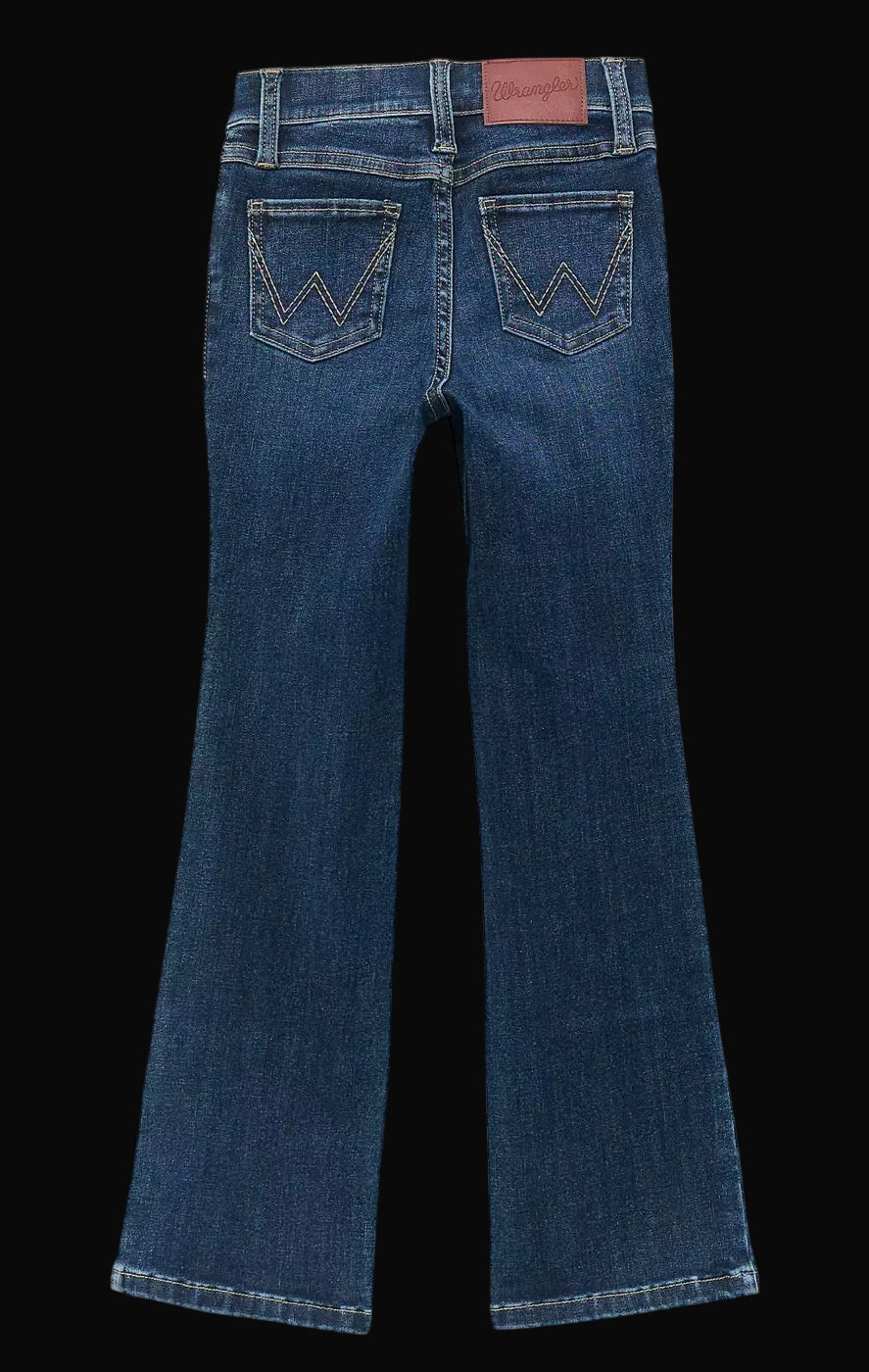 Wrangler Girls Western Bespoke Bootcut Jean - Lacey