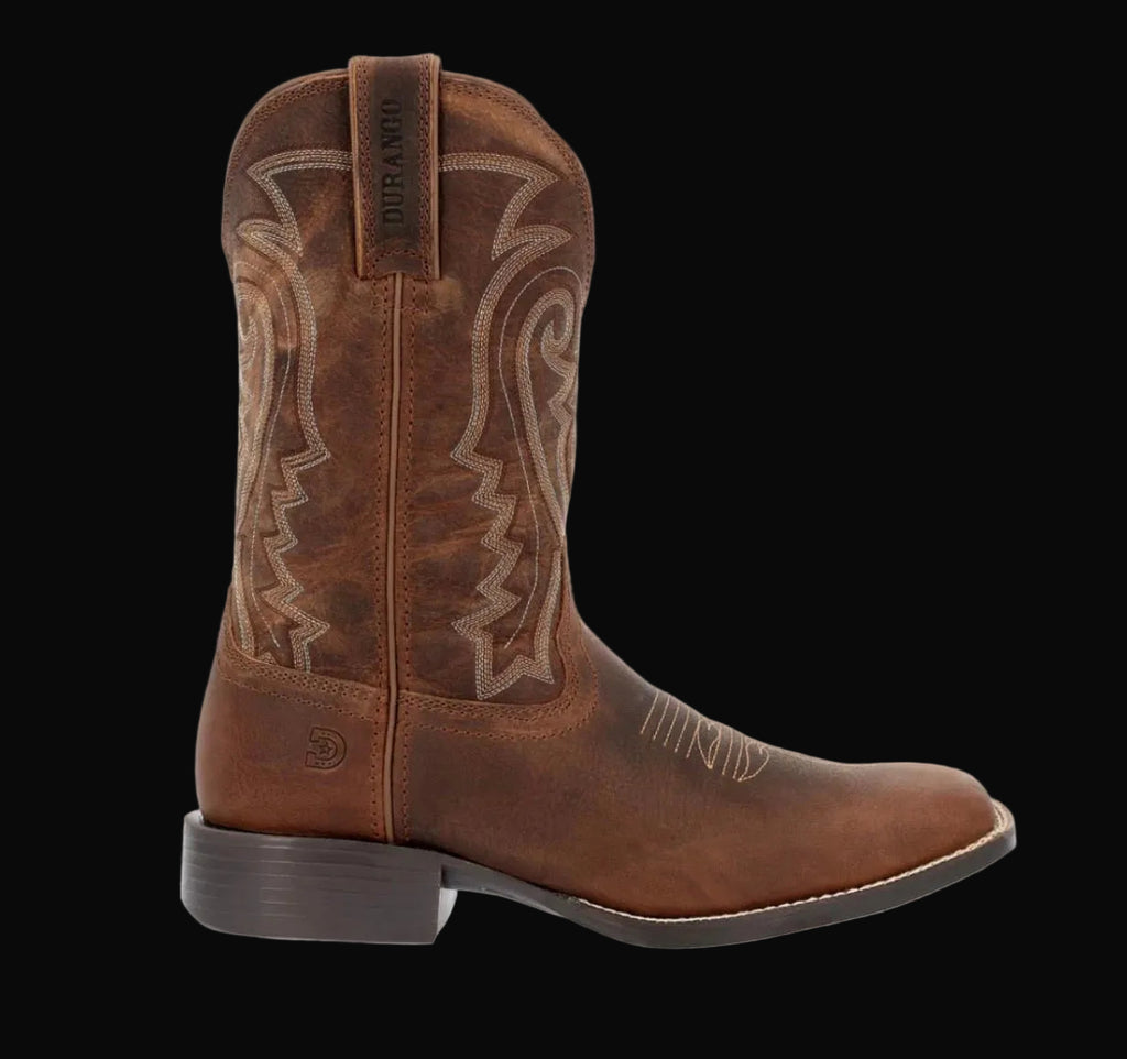 Durango Westward Mens 11 Inch Square Toe Western Boot - Prairie Brown