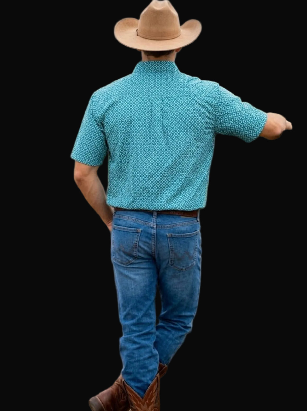 MontanaCo Mens Western Knit Polo with Snaps