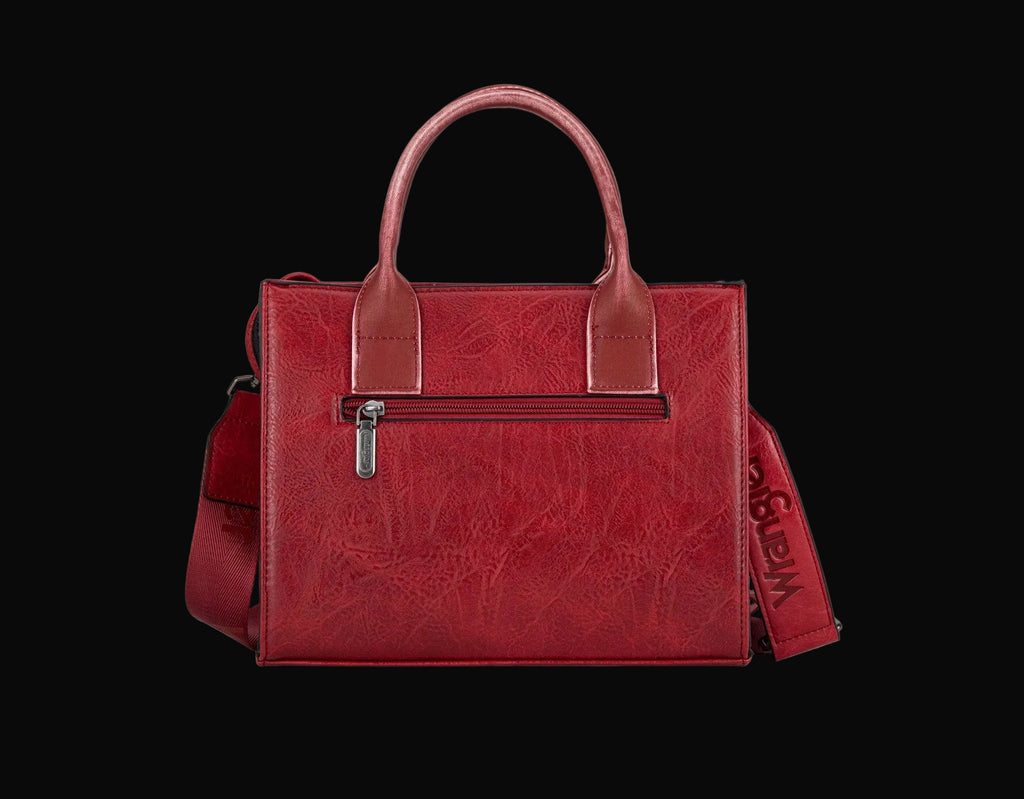 Wrangler WhipStitch Tote/Crossbody - Red