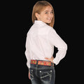Wrangler Girls Western Top - White