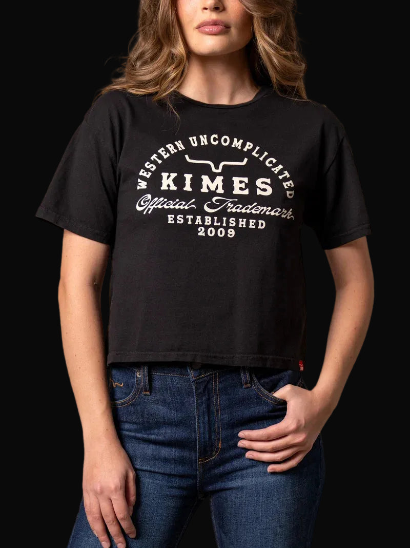 Kimes Ranch Womens Cropped Logo T-Shirt