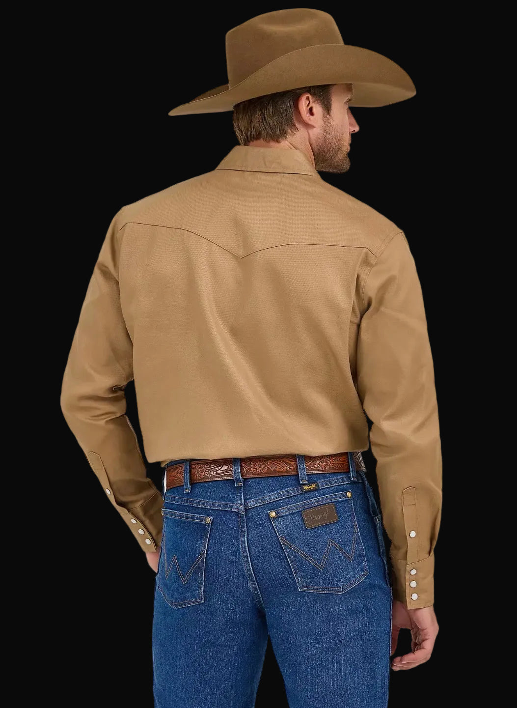Wrangler Mens Authentic Rawhide Cowboy Cut Work Shirt