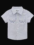 Wrangler Baby Boys Short Sleeve Western Snap Shirt