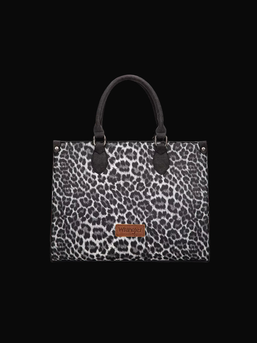 Wrangler Leopard Print Wide Tote Bag/Crossbody