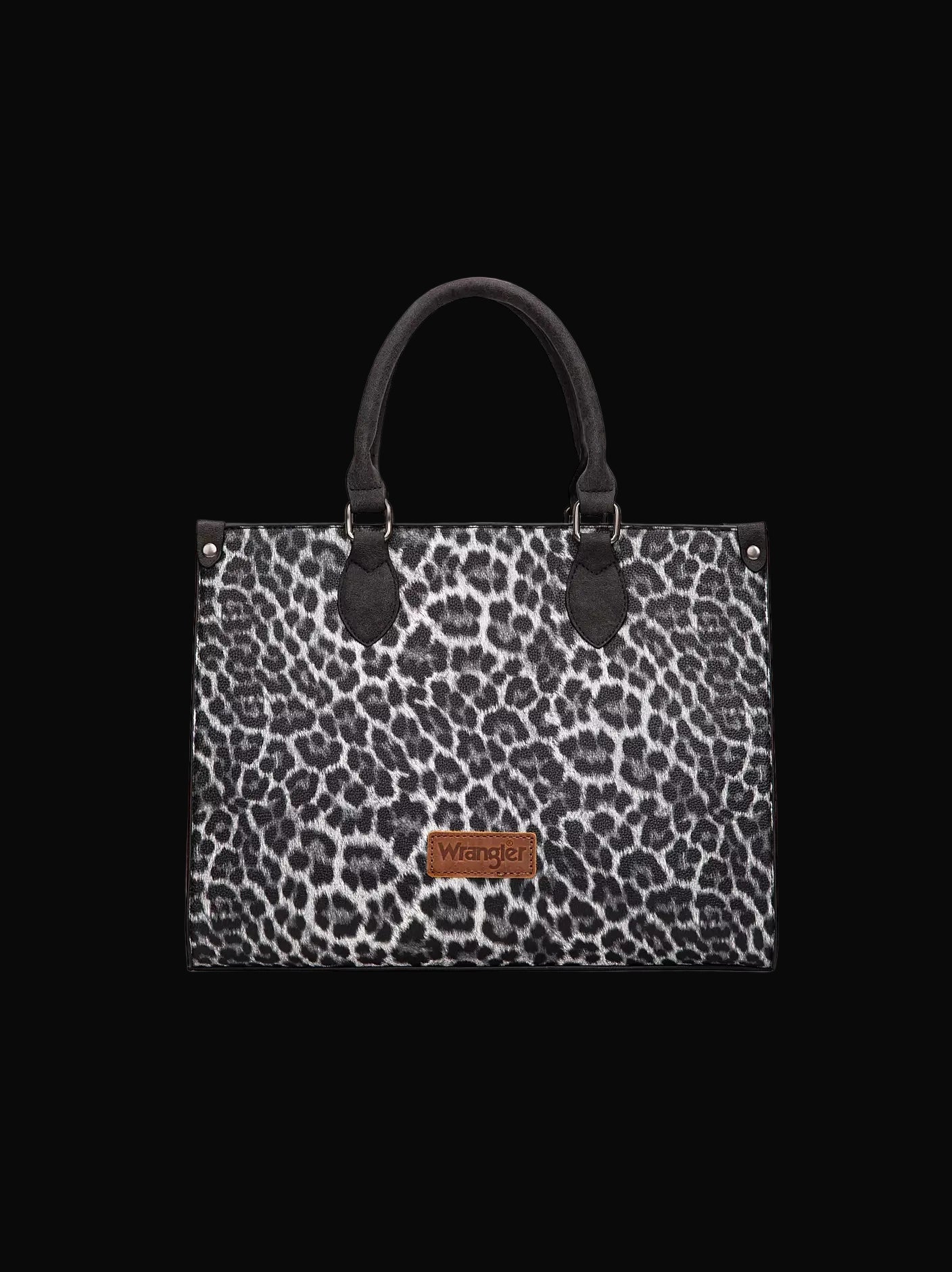 Wrangler Leopard Print Wide Tote Bag/Crossbody