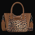 Wrangler Leopard Print Small Tote/Crossbody