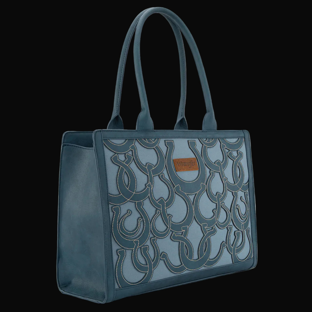 Wrangler Horseshoe Cutout Carry-All Large Tote Bag