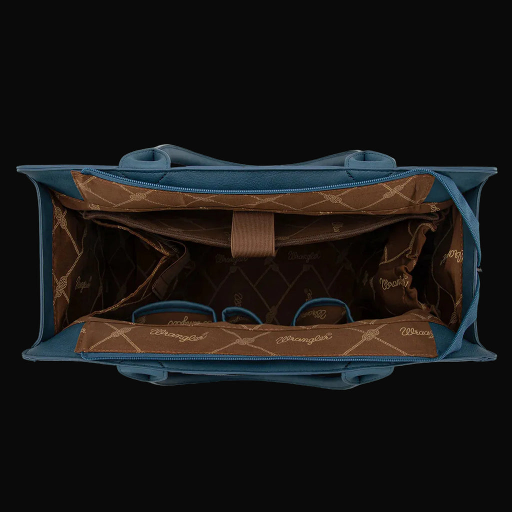 Wrangler Horseshoe Cutout Carry-All Large Tote Bag
