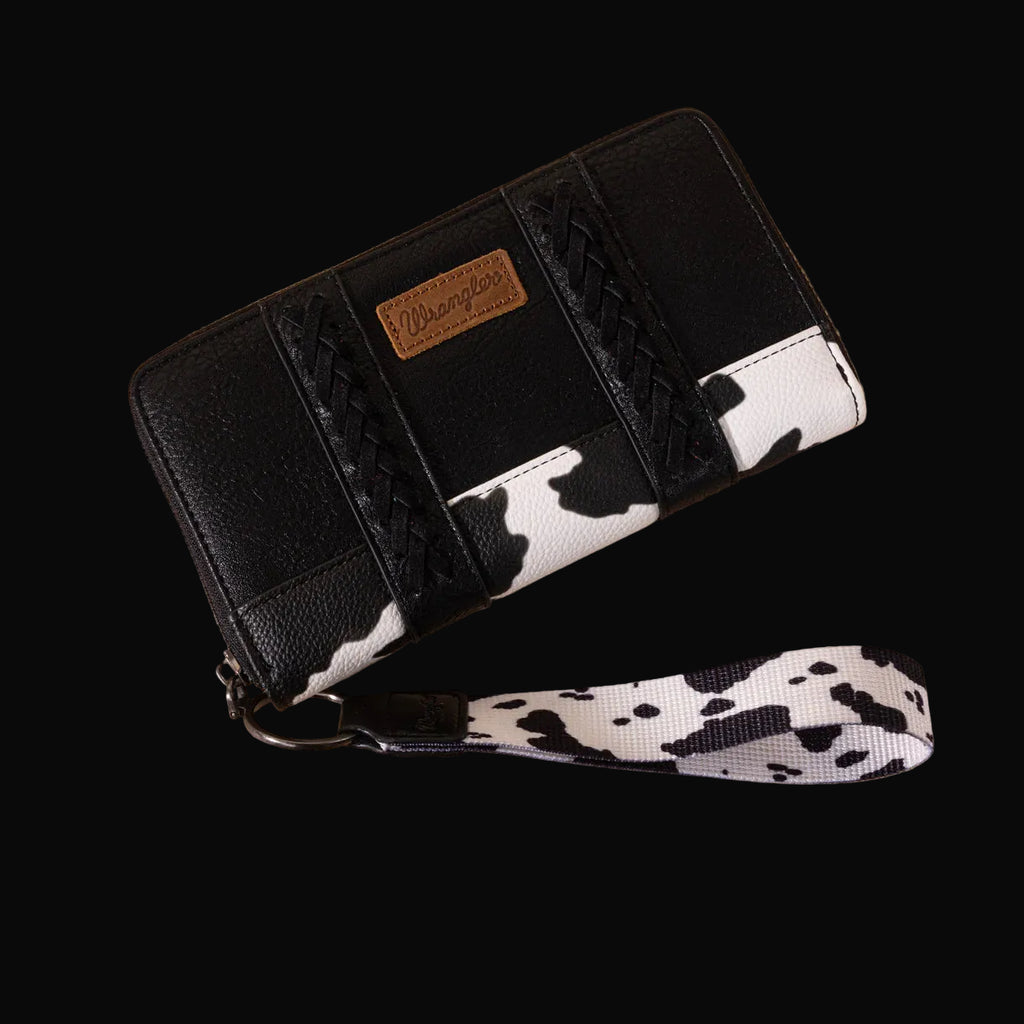 Wrangler Cow Print Wallet