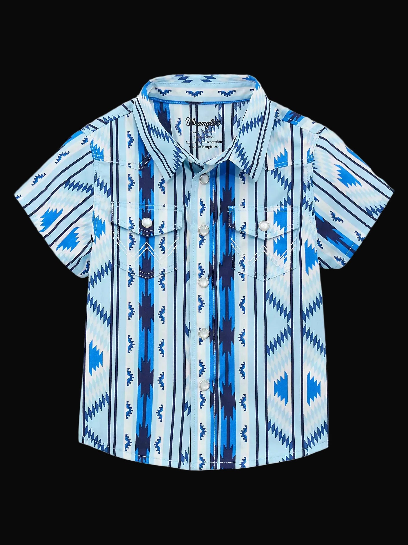 Wrangler Baby Boys Checotah Snap Front Western Shirt