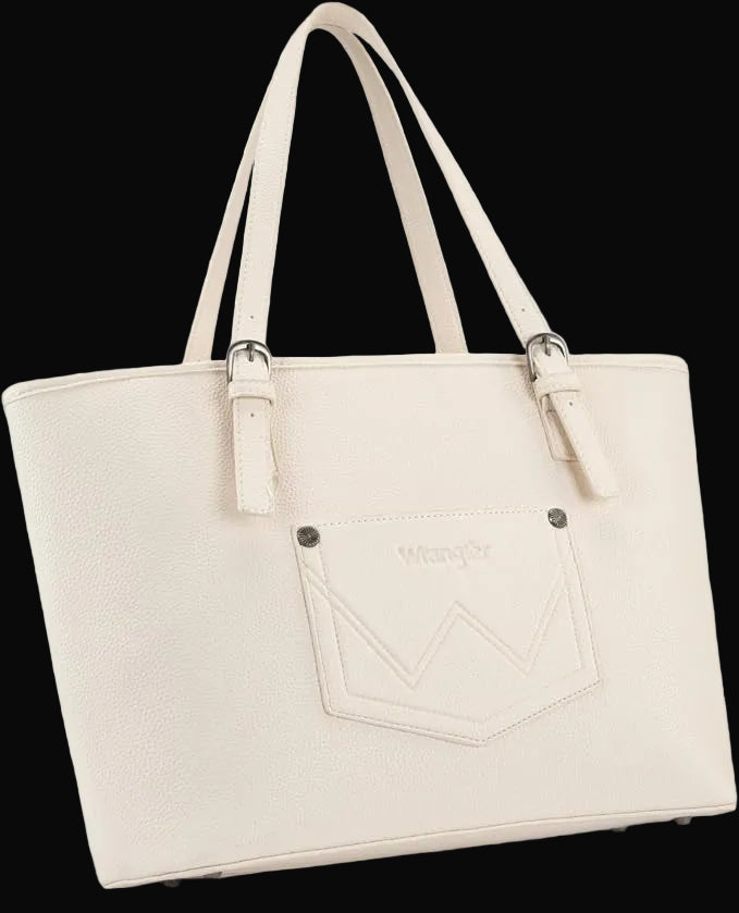Wrangler Braided Tote Shoulder Bag and Wallet