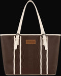Wrangler Braided Tote Shoulder Bag and Wallet