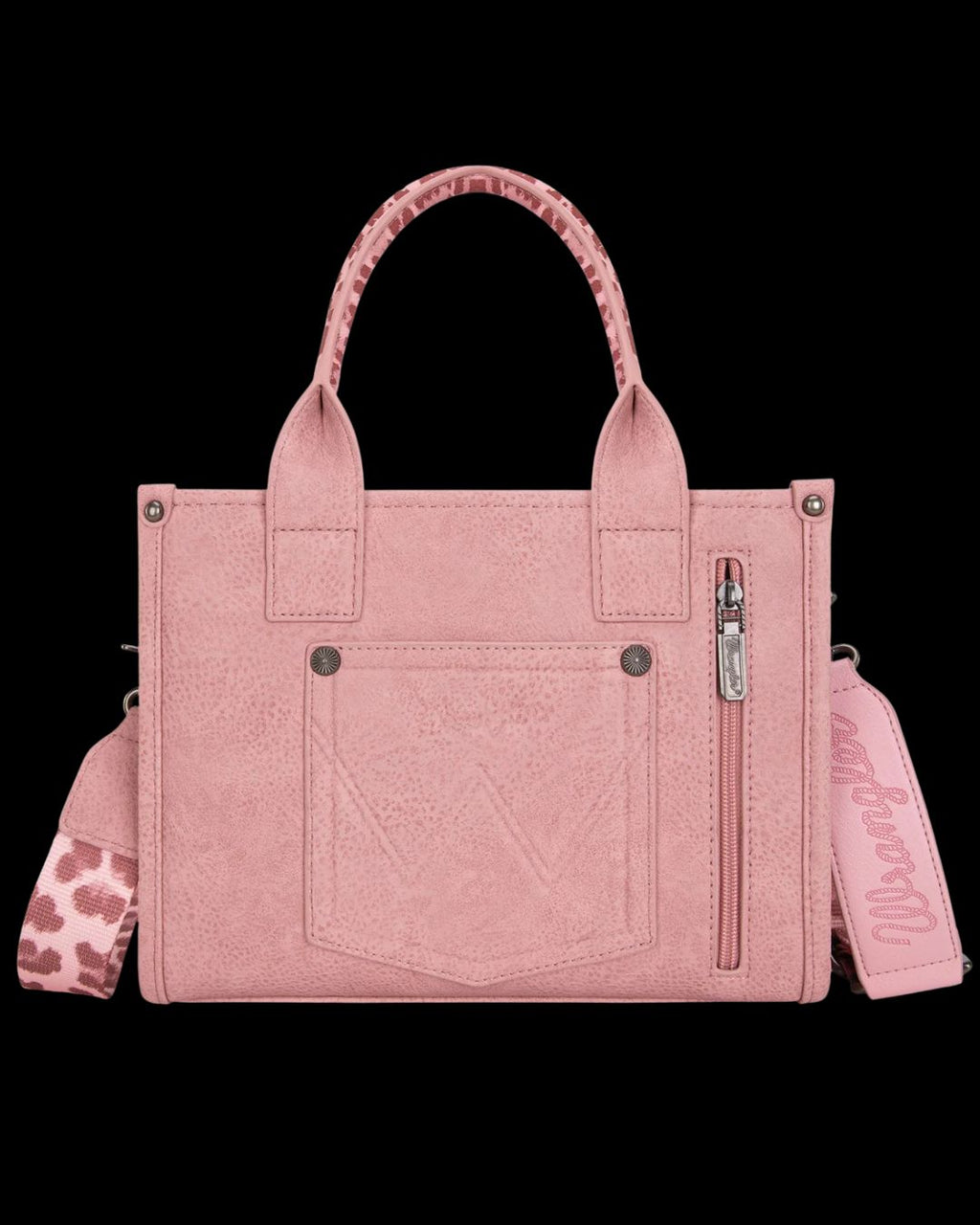 Wrangler Leopard Print Carry Tote/Crossbody