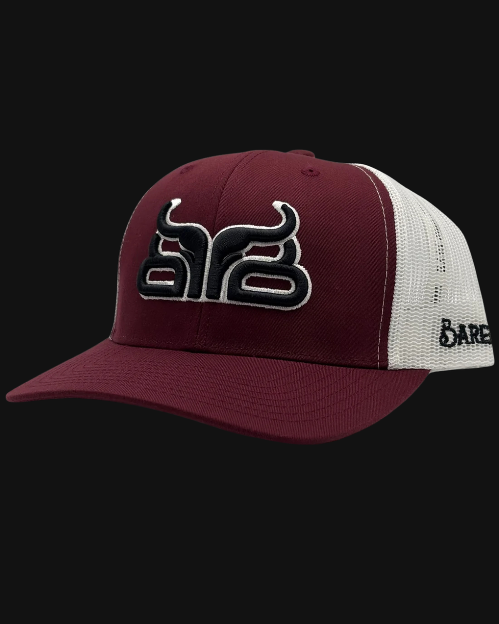 BAREDOWN Maroon & White A-Frame