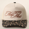 Certified Hot Mess Camo & Animal Print Trucker Hat