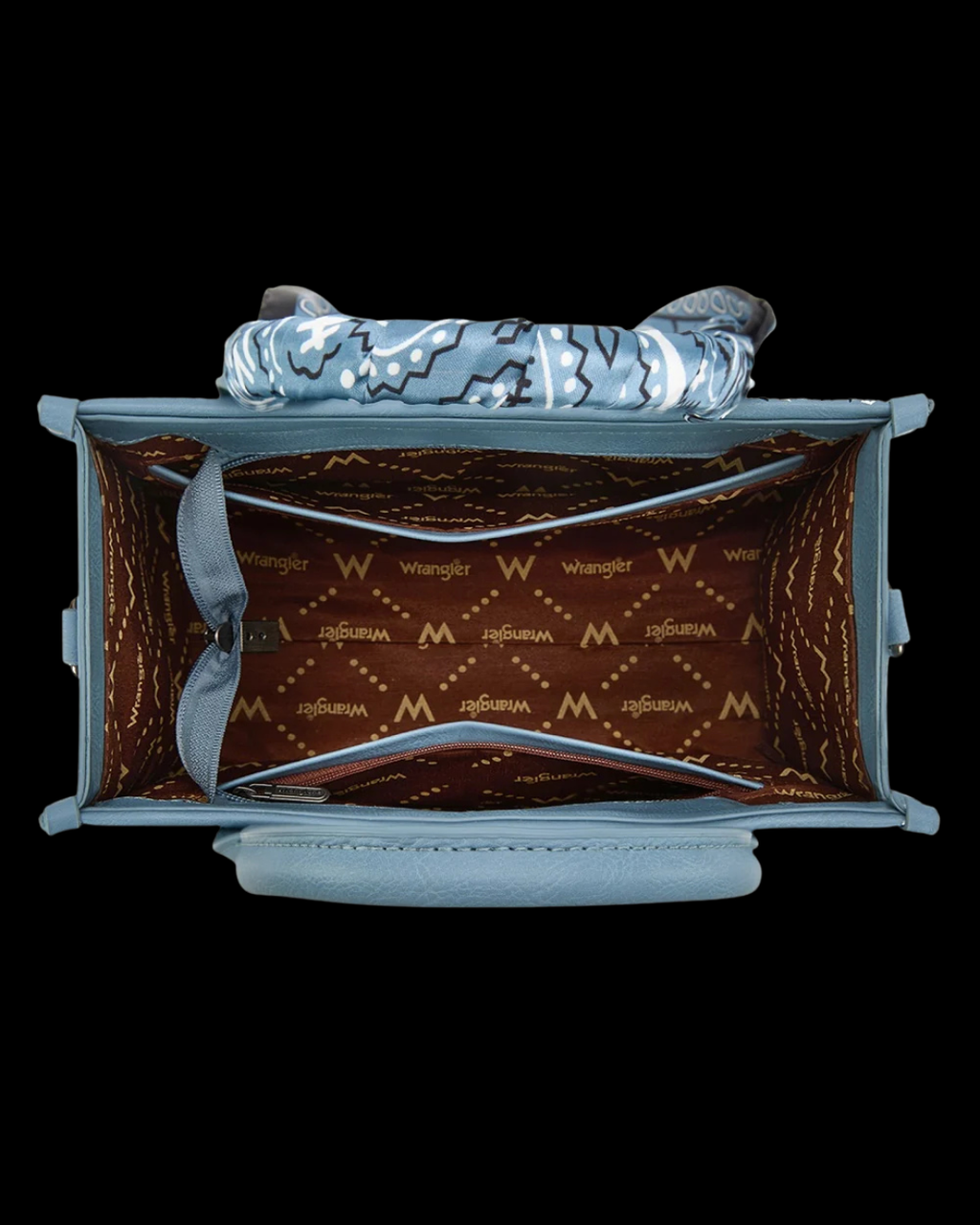Wrangler Braided Paisley Bandana Tote Bag