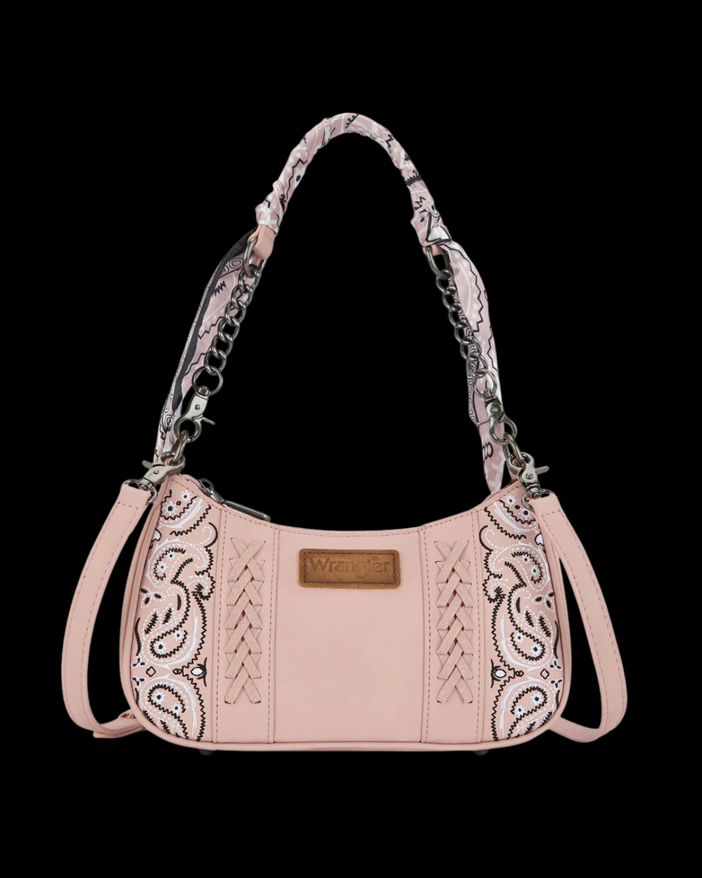 Wrangler Braided Paisley Bandana Shoulder Bag