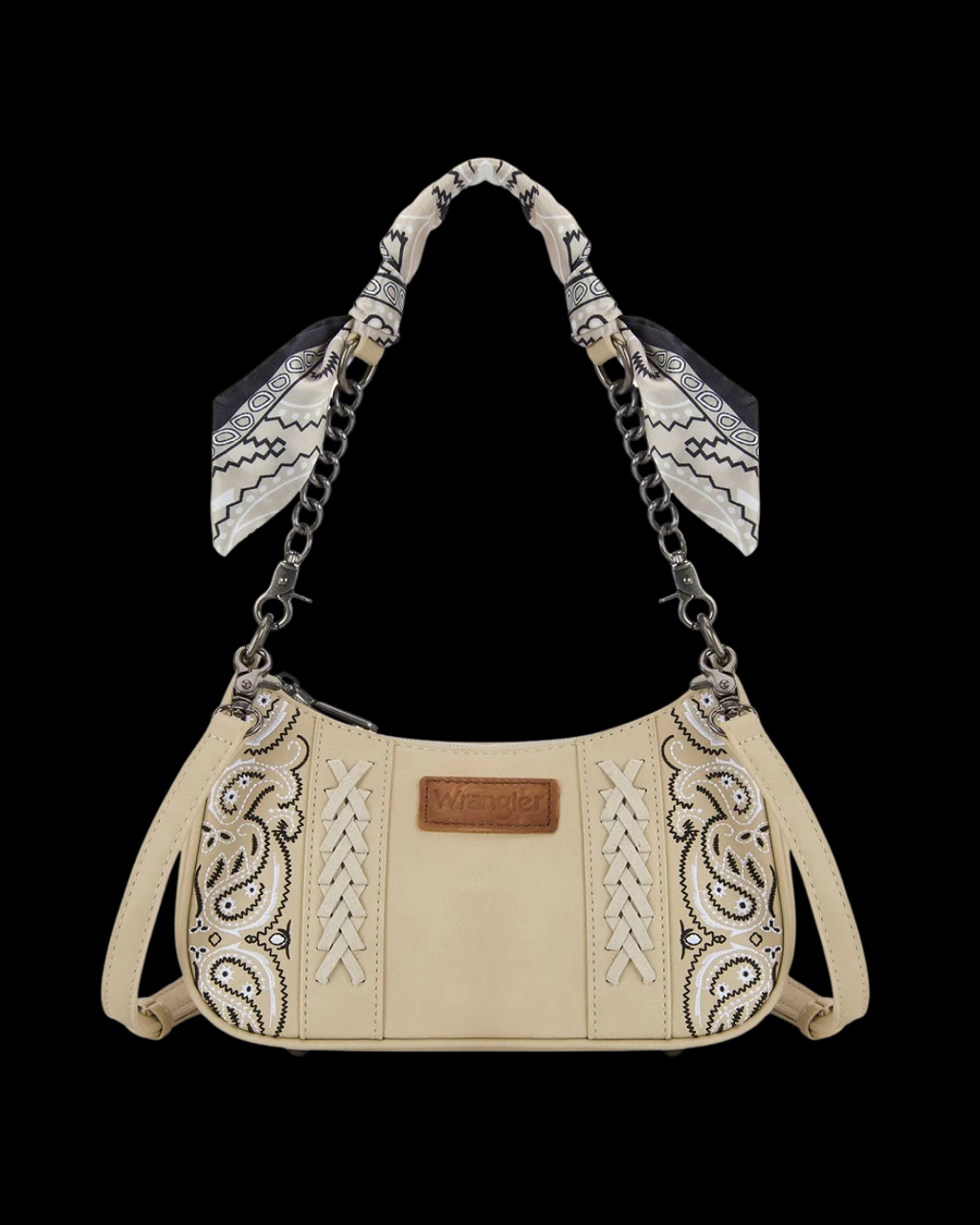 Wrangler Braided Paisley Bandana Shoulder Bag