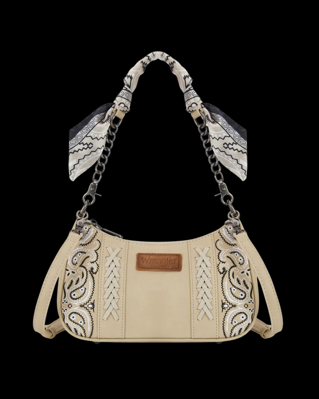Wrangler Braided Paisley Bandana Shoulder Bag