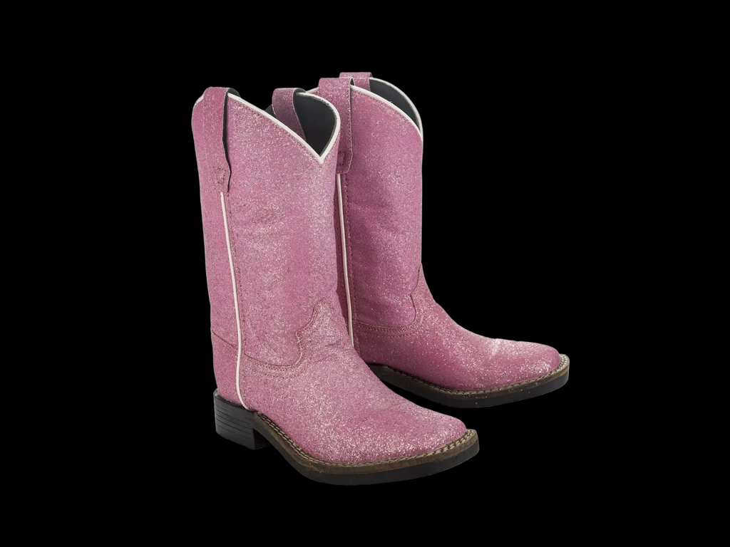 Kids' TuffRider Pink Glitter Western Boot