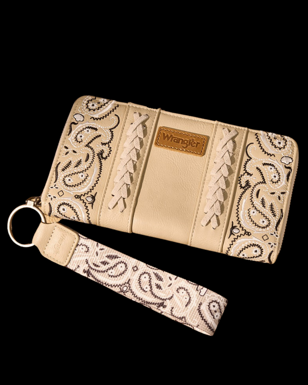Wrangler Braided Paisley Bandana Wallet