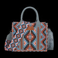 Wrangler Southwestern Pattern Dual Sided Print -Tote/Crossbody