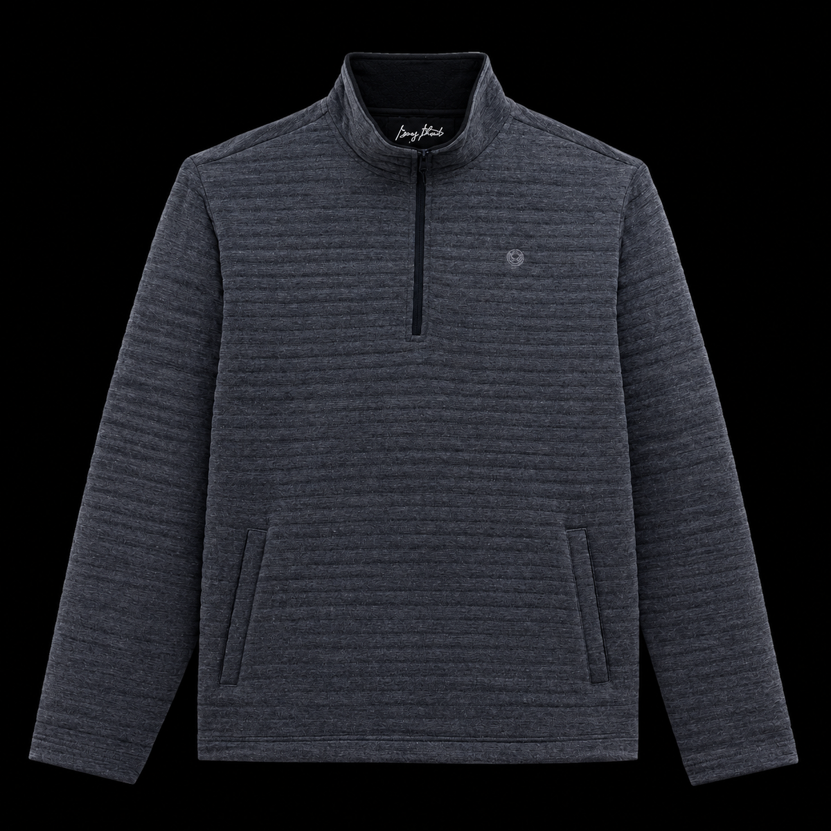 Wrangler® George Strait Knit 1/4 Zip Pullover - Blue