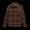 Wrangler Retro® Flannel Long Sleeve Shirt - Modern Fit - Brown