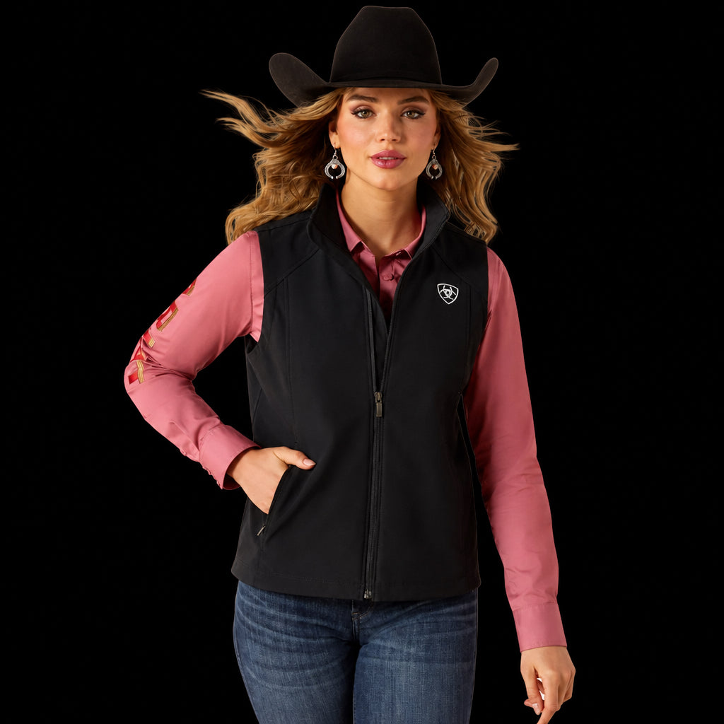 Ariat Womens Logo Softshell Vest