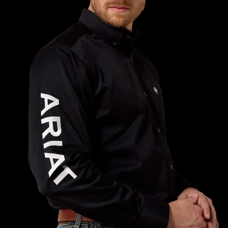 Ariat Mens Team Logo Twill Classic Fit Shirt